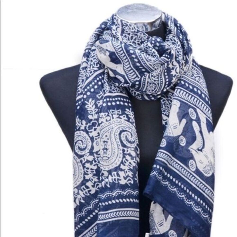 Oversized Boho semisheer scarf wrap 🧣